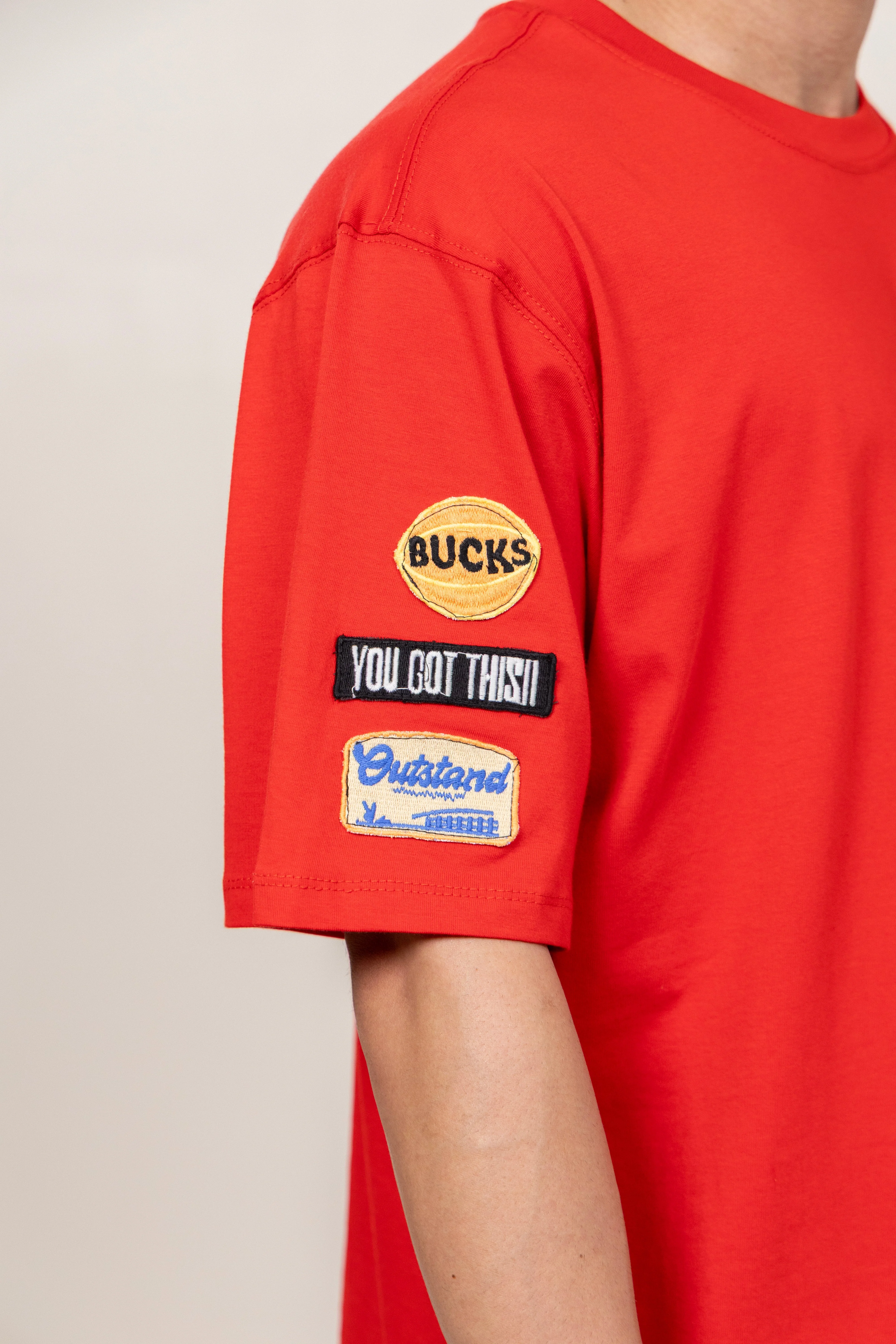 Founder’s Tee Embroided Tshirt (Red) - Image 10