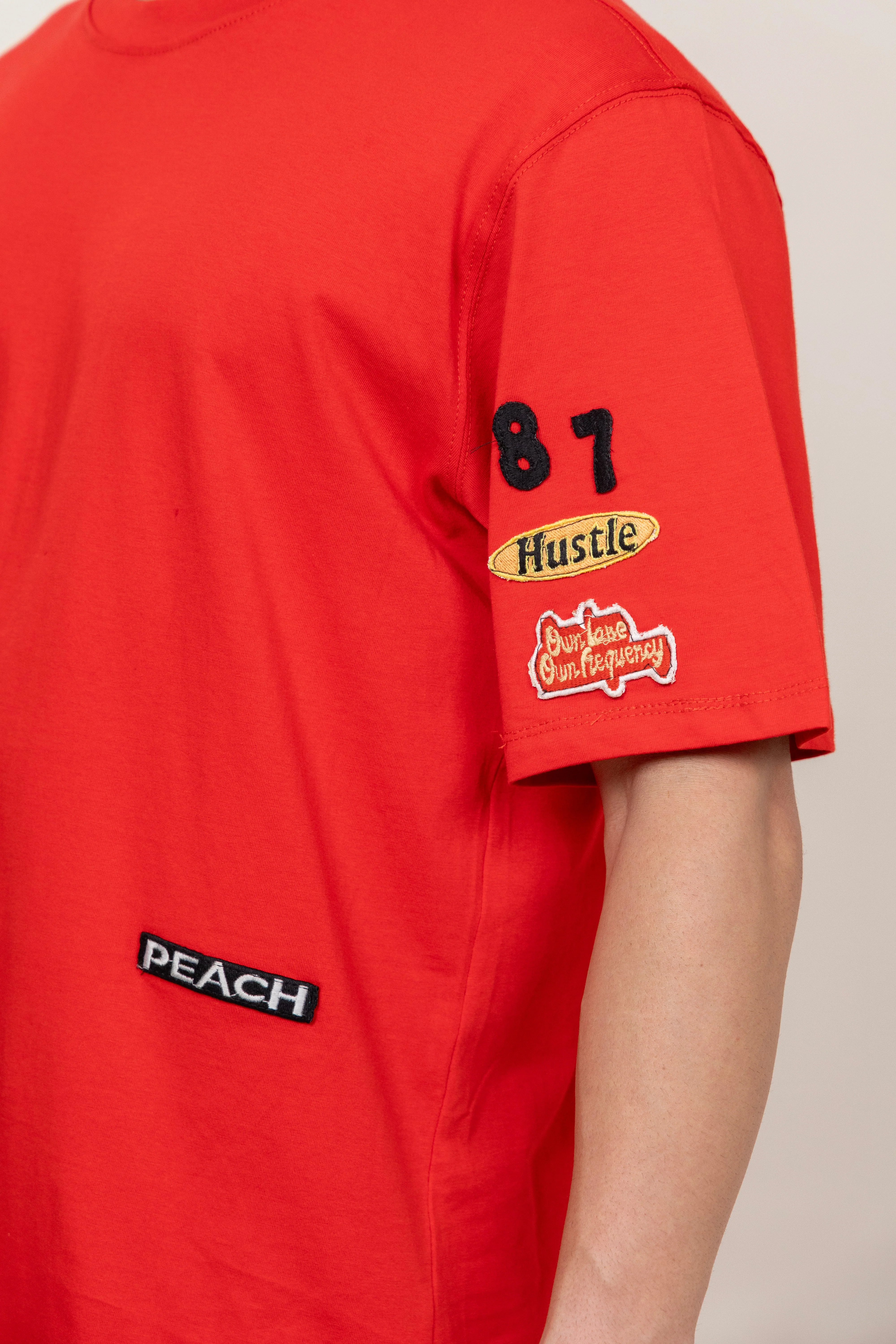 Founder’s Tee Embroided Tshirt (Red) - Image 7