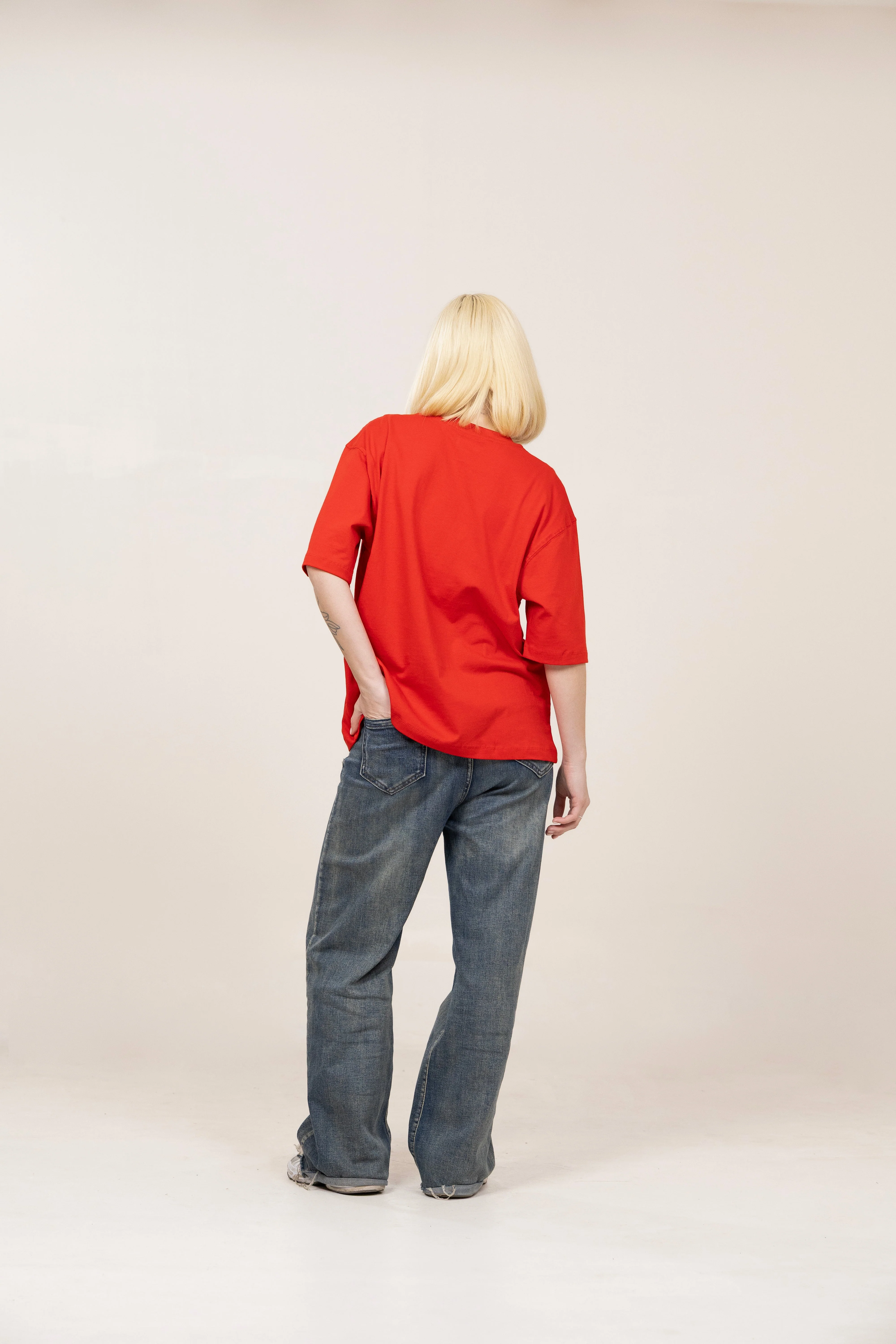 Founder’s Tee Embroided Tshirt (Red) - Image 9