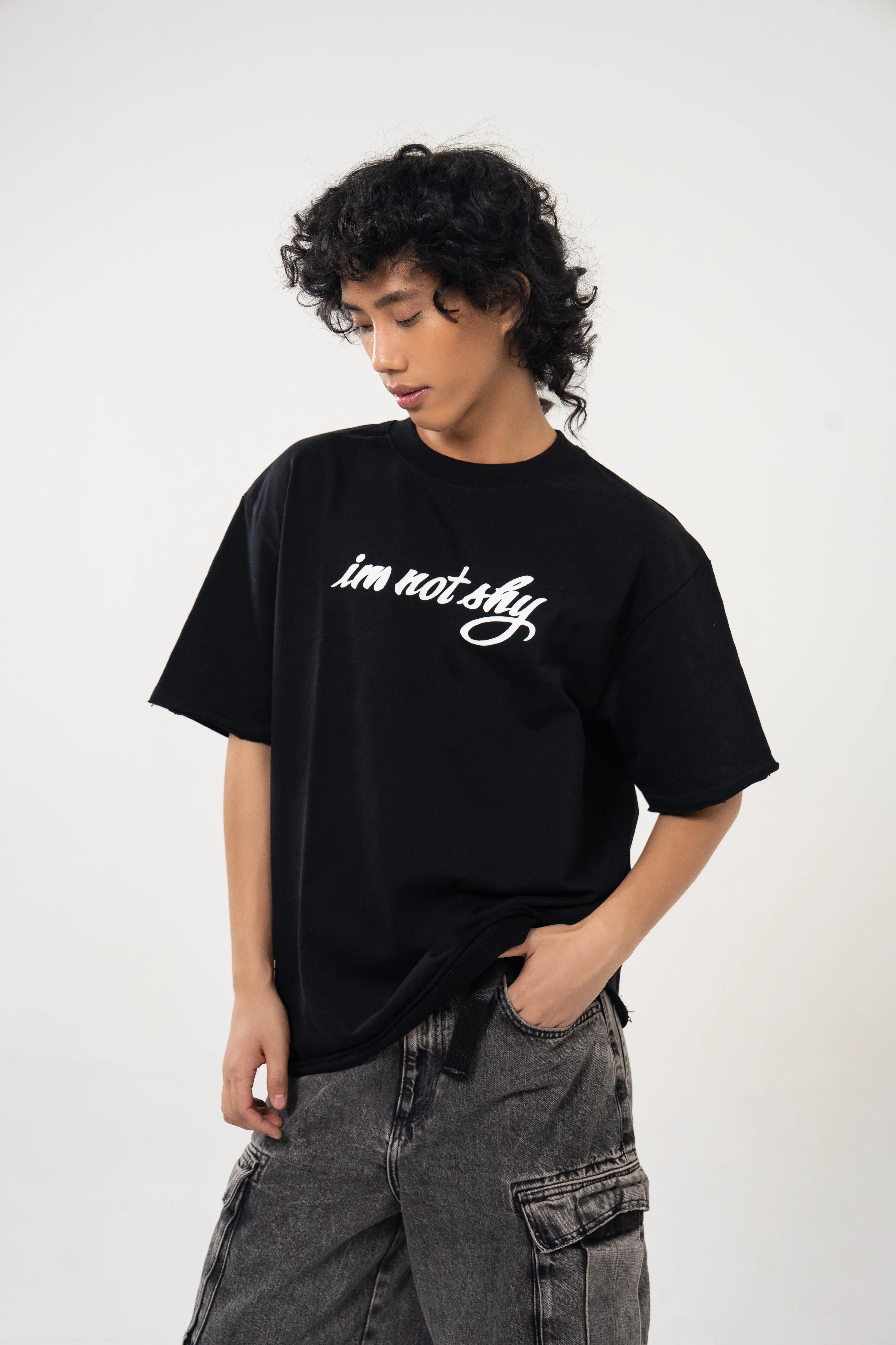 Iam Not Shy Oversized Tshirt - Image 3