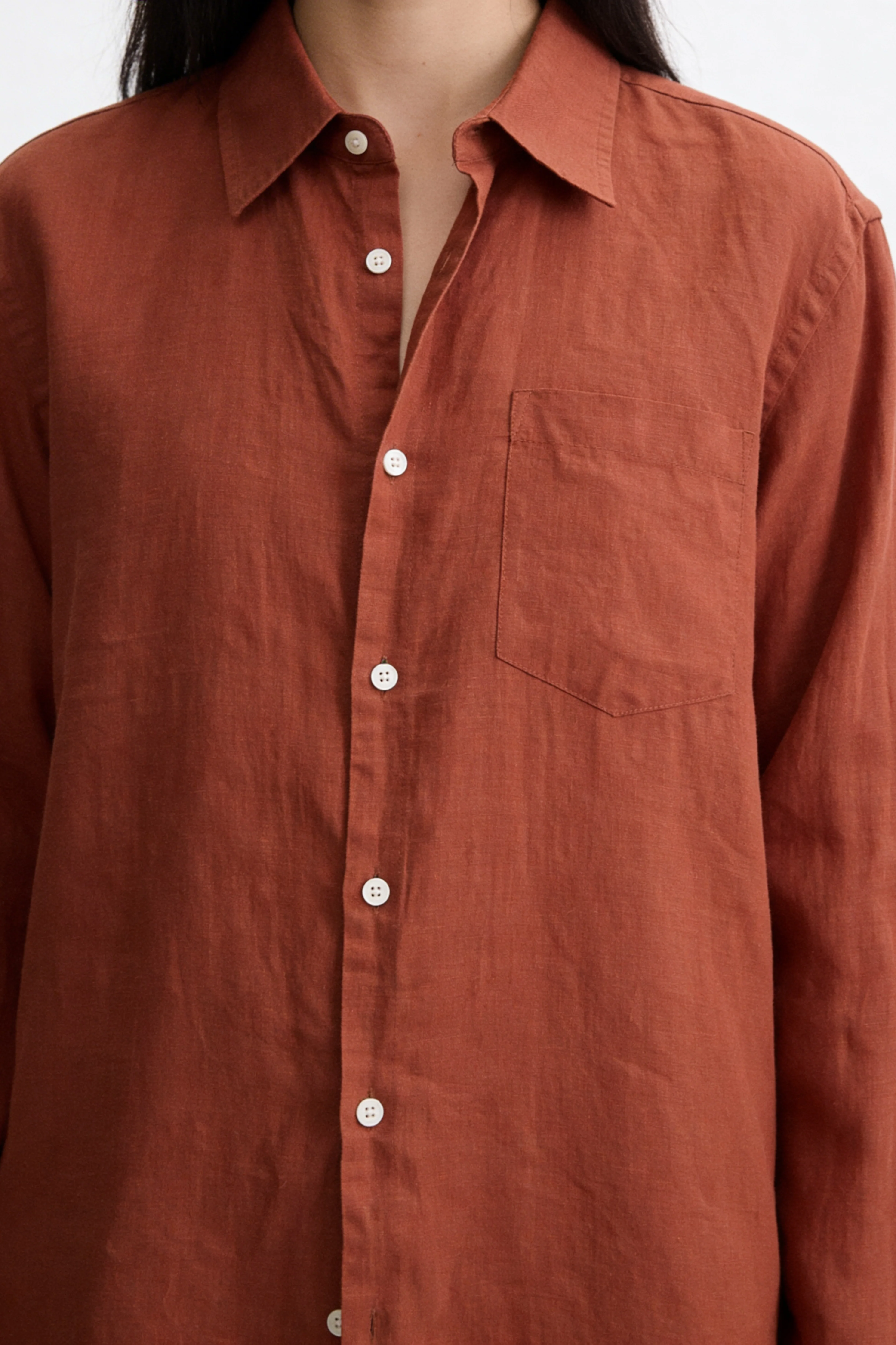 Peach Brown Shirt - Image 8